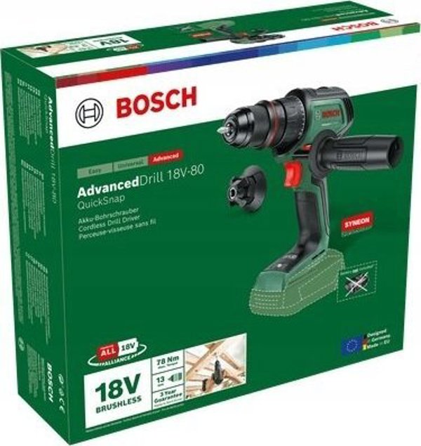 Δραπανοκατσάβιδο Bosch AdvancedDrill 18V-80 QuickSnap 18 V