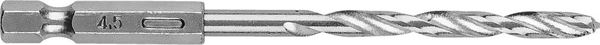 Graphite Τρυπάνι για Μέταλλο Hex 4.5mm, 2 Τεμάχια