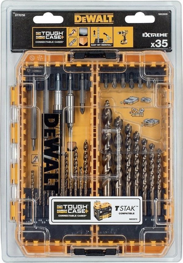 Dewalt Σετ Τρυπανιών Μετάλλου 35 Τεμαχίων - DT70756-QZ