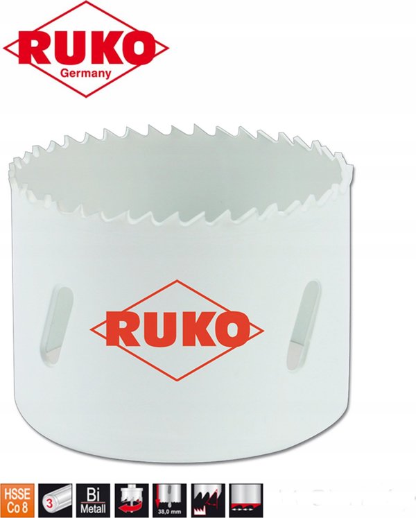 Τρυπάνι Sourcing HSS Co8 διμεταλλικό RUKO O51 mm