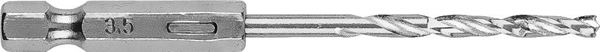 Graphite Τρυπάνι για Μέταλλο Hex 3.5mm, Σετ 2 Τεμαχίων