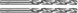 Graphite Τρυπάνι Μετάλλου HSS DIN 338, 6 mm, 2 Τεμάχια