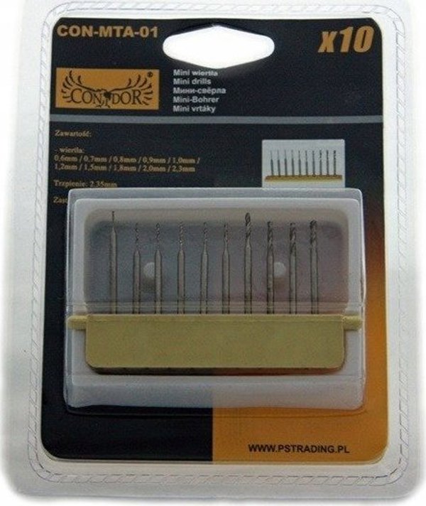 Σετ τρυπανιών Sourcing MINI 0.6-2.3 mm, 10 τεμ.