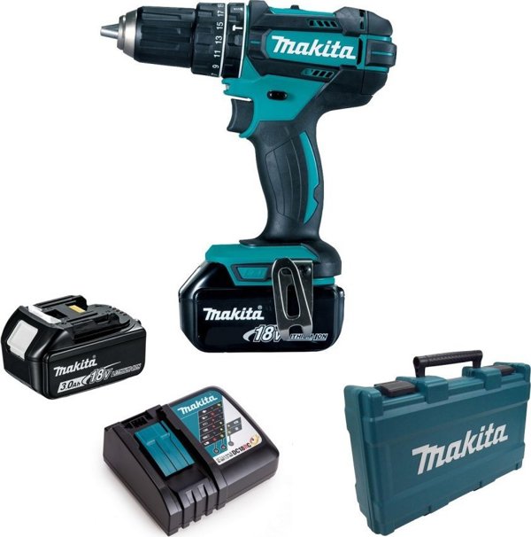 Δραπανοκατσάβιδο Makita DHP482RFE 18 V 2 x μπαταρία 3 Ah