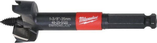 Τρυπάνι Milwaukee Drill-crown για ξύλο O38mm (με αντικαταστάσιμη λεπίδα) Milwaukee