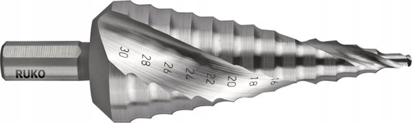 Τρυπάνι Ruko Pakopinis gražtas RUKO HSS-Co5 Ø4-30mm