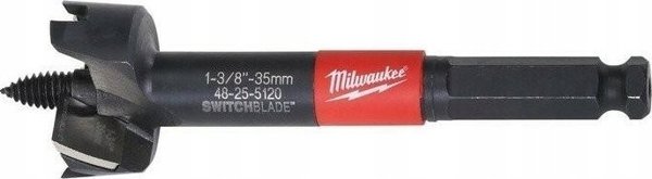 Τρυπάνι Milwaukee Drill-crown για ξύλο O54mm (με αντικαταστάσιμη λεπίδα) Milwaukee