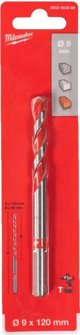 Τρυπάνι Milwaukee MILWAUKEE ΤΡΥΠΑΝΙ ΓΙΑ ΜΠΕΤΟΝ TCT 9 x120mm PREMIUM