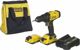 Stanley SFMCD700C2S Δραπανοκατσάβιδο 18V με 2 Μπαταρίες 1.5Ah, Ροπή 50Nm και Βαλίτσα Μεταφοράς