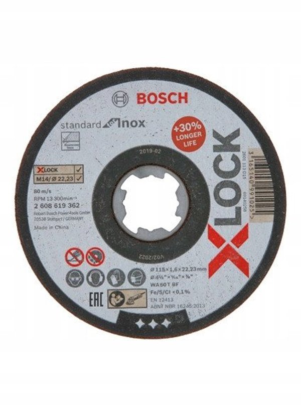 Τρυπάνι X LOCK-LOCK Stand 6X6X115MM 1PC