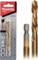 Τρυπάνι Makita MAKITA ΤΡΥΠΑΝΙ ΓΙΑ ΜΕΤΑΛΛΟ HSS-TIN 1/4" HEX 10,0x102mm