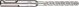 Τρυπάνι Milwaukee Drill bit SDS Plus MX4 6x115/50mm, (4 σκληρές πλάκες), Milwaukee (10PCS)