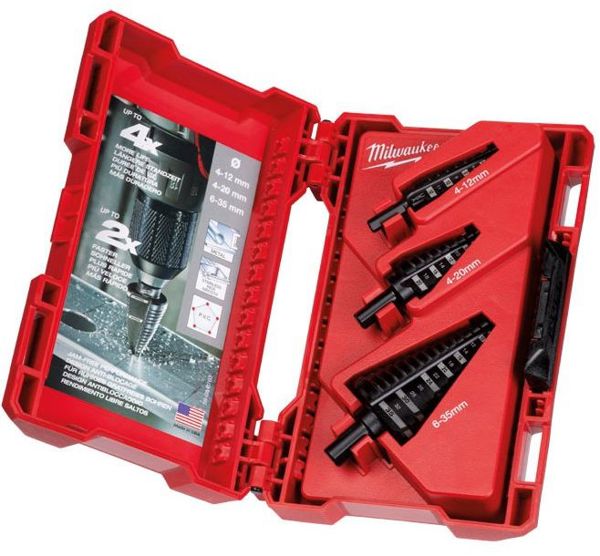 Τρυπάνι Milwaukee 4 - 12mm σετ 3 τεμ. (48899399)