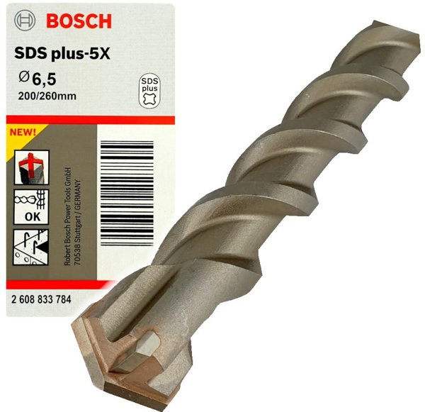 Τρυπάνι SDS PLUS-5X 6,5X210X260MM 1PC