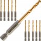 Τρυπάνι Milwaukee MILWAUKEE METAL DRILL HSS-G TIN 3.5mm HEX (10 τεμ.)
