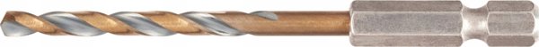 Τρυπάνι Dewalt τρυπάνι 3.0mm μαύρο και χρυσό εξάγωνο x2