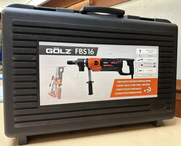 Χειροκίνητο τρυπάνι Sourcing GOLZ FBS16 2200W