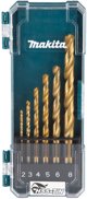 Makita D-72833 Σετ Τρυπάνια Για Μέταλλο HSS, 6 Τεμάχια