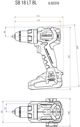 Δράπανο-κατσαβίδι Metabo SB 18 LT BL 18 V