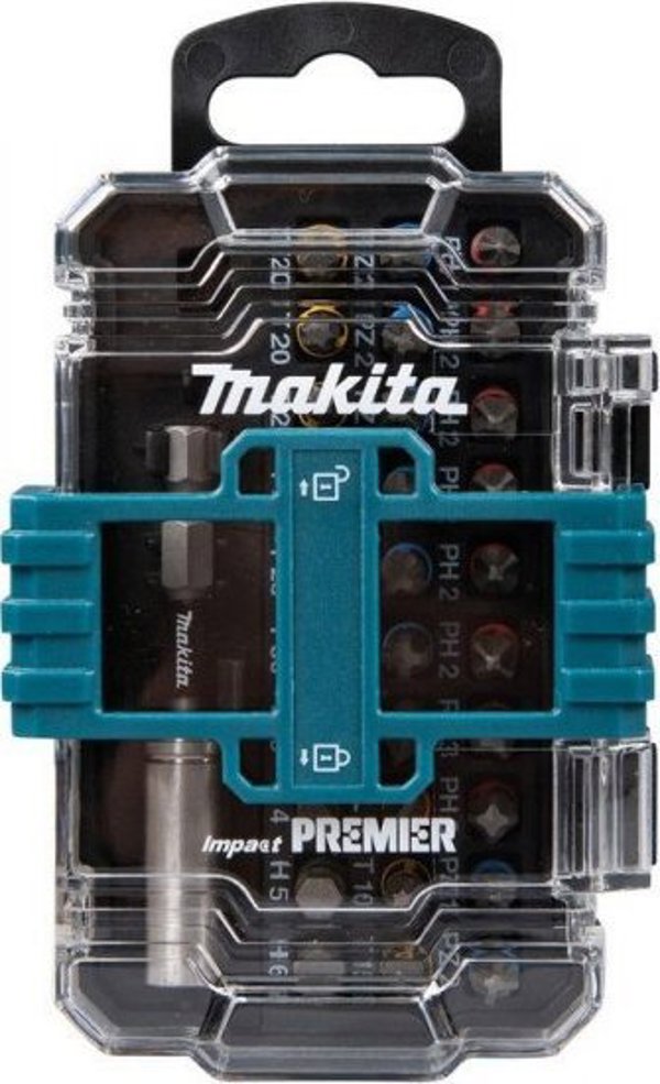 Makita Σετ 31 Τεμαχίων με Τρυπάνια, Μύτες Κατσαβιδιού και Αντάπτορα