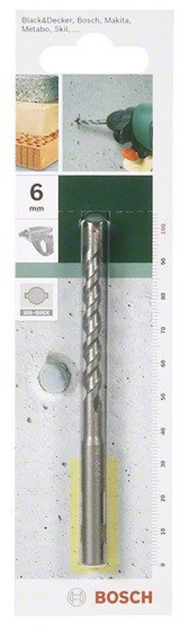 Τρυπάνι για σκυρόδεμα SDS-Quick 6x55x100