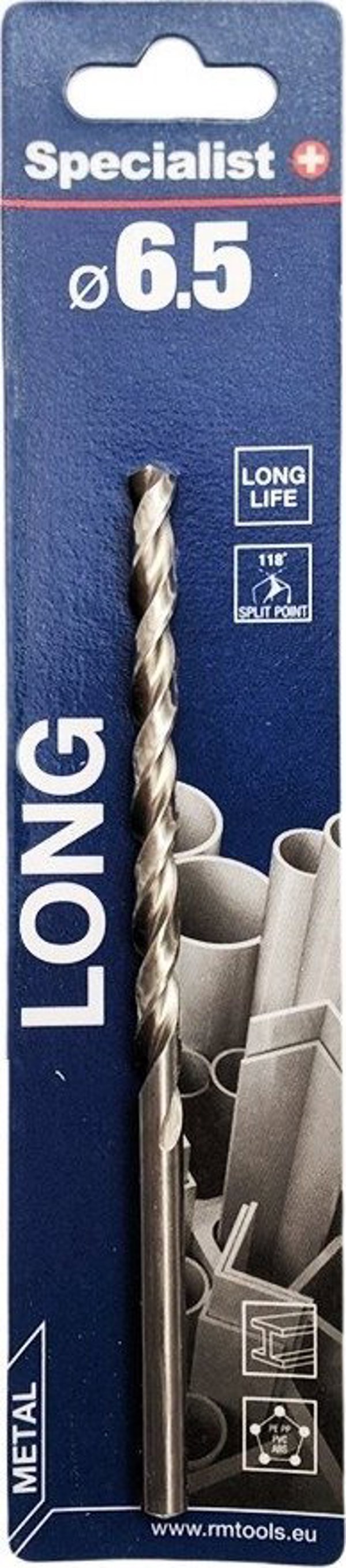 Τρυπάνι Specialist+ SPECIALIST+ για μέταλλο LONG DIN340, 6.5 x 95 mm