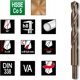 Τρυπάνι Sourcing Spiral RUKO HSS-G Co με κοίλο άξονα O 20,0 mm 13494821 4007140260376