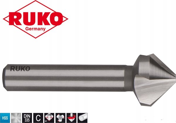 Τρυπάνι Sourcing Countersink RUKO HSS DIN335 C 90° O16.5mm