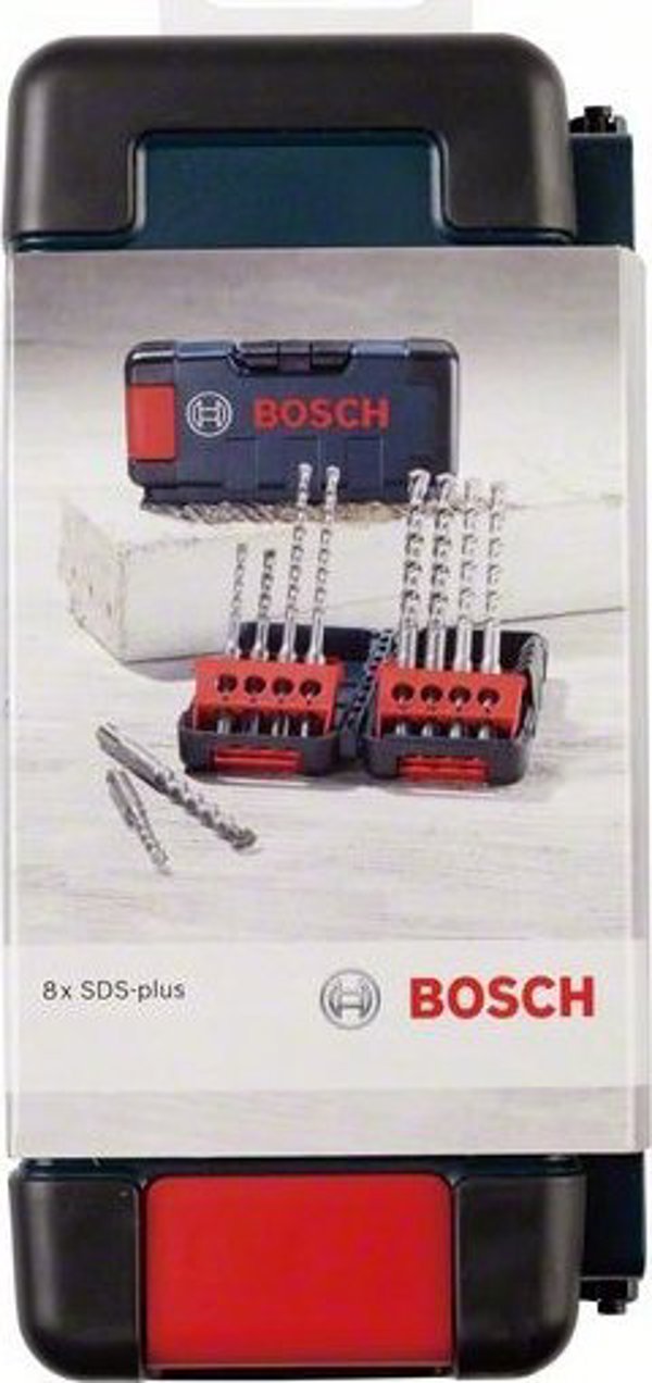 Σετ τρυπανιών BOSCH Bosch SDS-plus Tough-Box 8 τεμ.