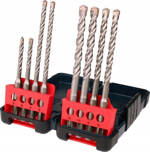 Σετ τρυπανιών BOSCH Bosch SDS-plus Tough-Box 8 τεμ.