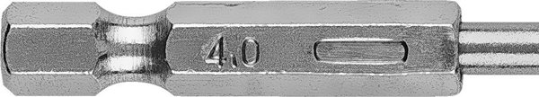 Graphite Τρυπάνι για Μέταλλο Hex 4.0mm, 2 Τεμάχια