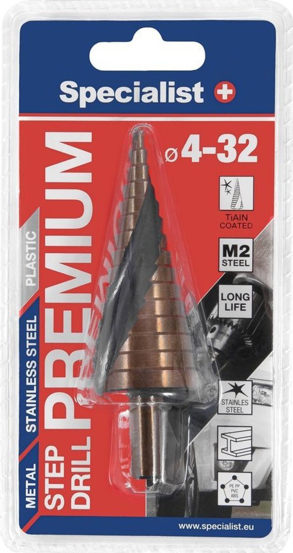 Τρυπάνι Specialist+ SPECIALIST+ βαθμιαίο τρυπάνι PREMIUM, 4-32