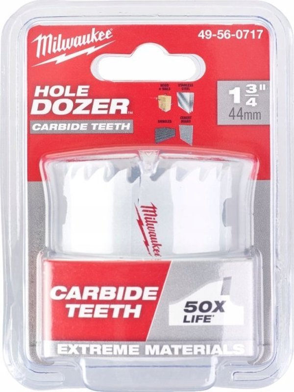 Τρυπάνι Milwaukee με καρβιδικά δόντια TCT O44mm Milwaukee