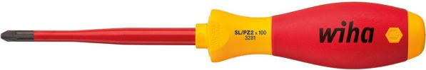 Wiha Κατσαβίδι Μονωμένο 1000V SlimFix SL/PZ2, Μήκος 100mm, 36330