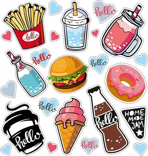 *****WIKORIA Naplamki DTF 15x20 DM-38 Fries 30491
