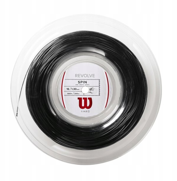 Wilson Revolve χορδή ρολό, μαύρο, 16/1.30 mm