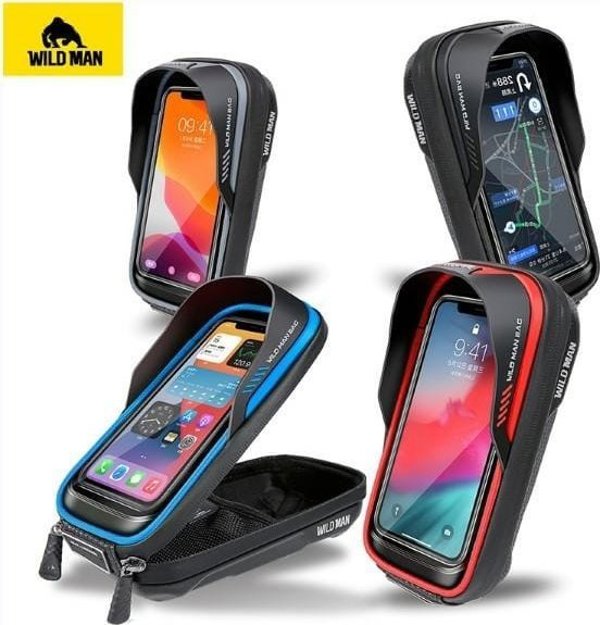WildMan Etui/χειρολαβή ποδηλάτου WILDMAN L ES16 σακούλα για πλαίσιο μαύρο/black