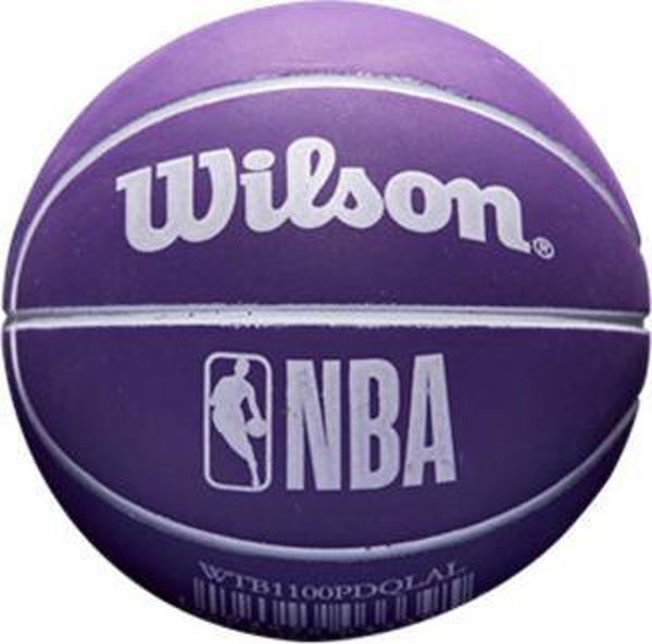 Wilson Wilson NBA Dribbler Los Angeles Lakers Mini Ball WTB1100PDQLAL Fioletowe One size