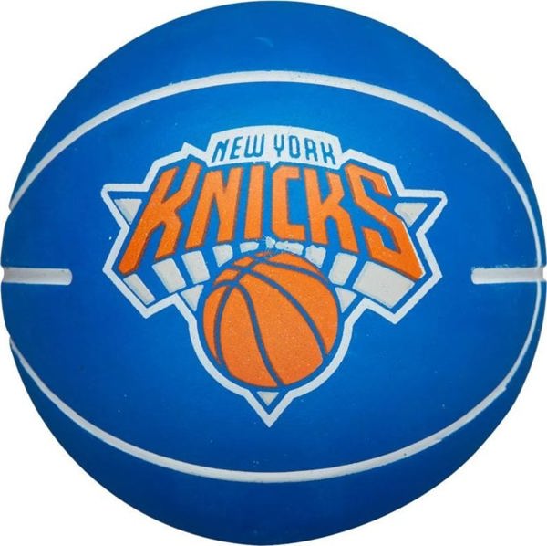 Wilson Wilson NBA Dribbler New York Knicks Mini Ball WTB1100PDQNYK Niebieskie One size