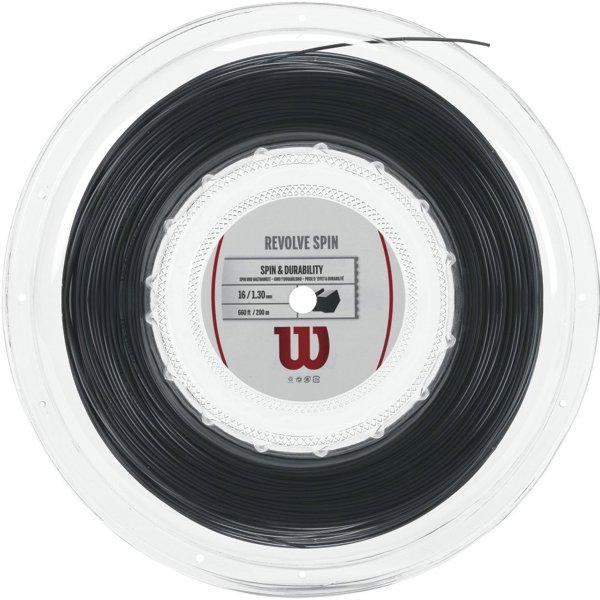 Wilson Revolve Spin String Reel, Μαύρο, 16/1.30 mm