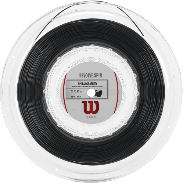 Wilson Revolve Spin String Reel, Μαύρο, 17/1.25 mm
