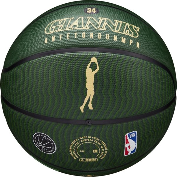 Wilson Wilson NBA Player Icon Giannis Antetokounmpo Outdoor Ball WZ4006201XB Zielone 7