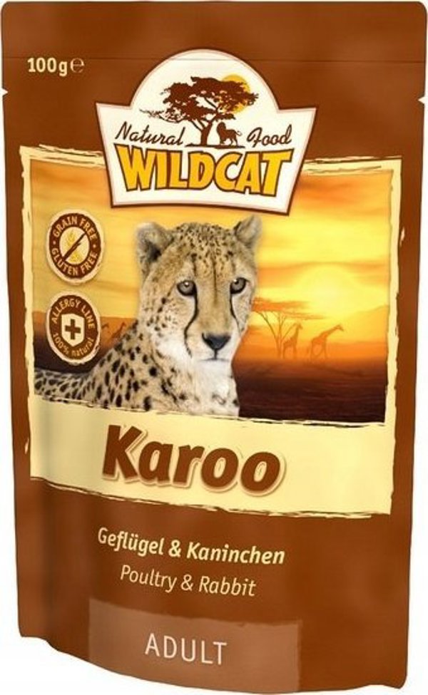 Wildcat Wildcat Karoo - κουνέλι και πουλερικά φακελάκι 100g