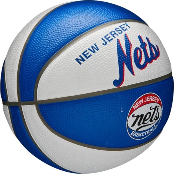 Wilson Wilson NBA Team Retro Brooklyn Nets Mini Ball WTB3200XBBRO Niebieskie 3