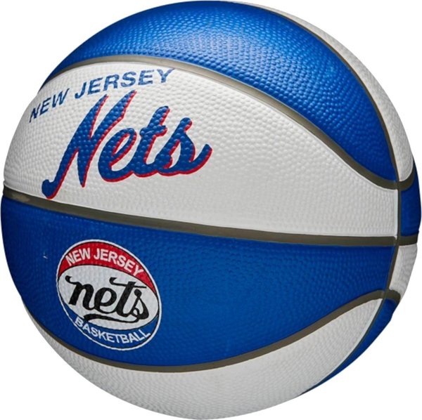Wilson Wilson NBA Team Retro Brooklyn Nets Mini Ball WTB3200XBBRO Niebieskie 3