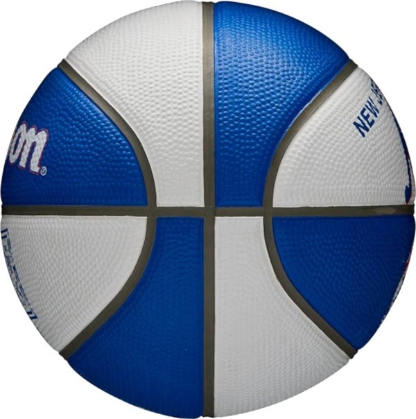 Wilson Wilson NBA Team Retro Brooklyn Nets Mini Ball WTB3200XBBRO Niebieskie 3