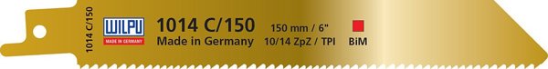 Πριόνια Wilpu για ξύλο, πλαστικό WILPU 135/150 5 τεμ. 130mm 1014C/150