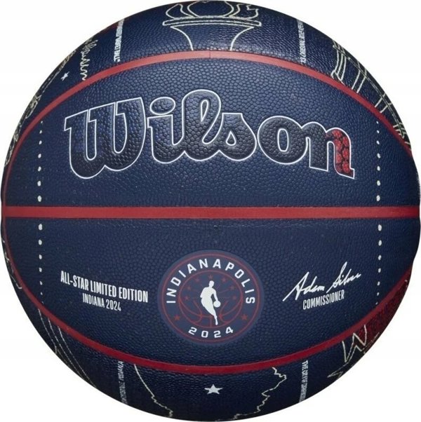 Wilson Wilson NBA All-Star 2024 Indianapolis Collector Ball WZ2015601XB Granatowe 7