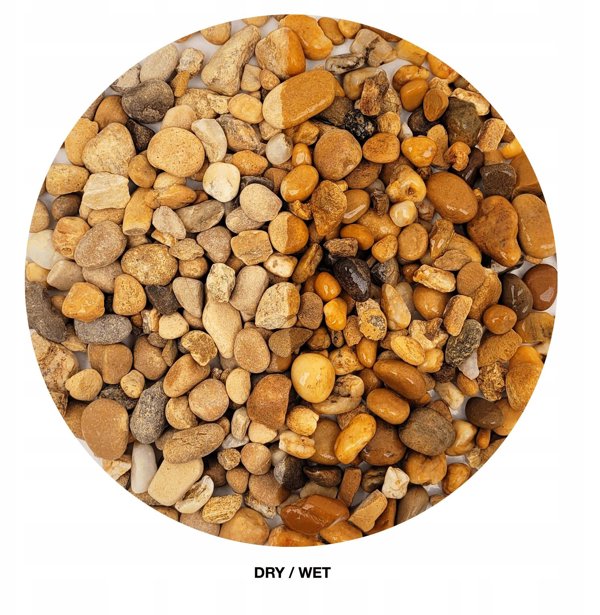 WIO Bumblebee Gravel, διακοσμητικό, χρυσό-μαύρο, 2kg, σακούλα