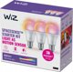 WiZ WiZ,Λάμπα,8,8W,2200-6500 (RGB),A60,E27,3 τεμάχια πηγή φωτός